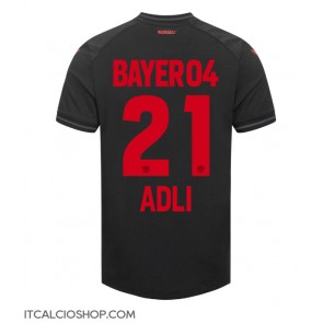 Bayer Leverkusen Amine Adli #21 Prima Maglia 2023-24 Manica Corta